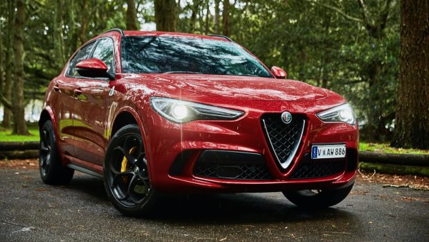 Alfa Romeo Stelvio Quadrifoglio review 2020 red front