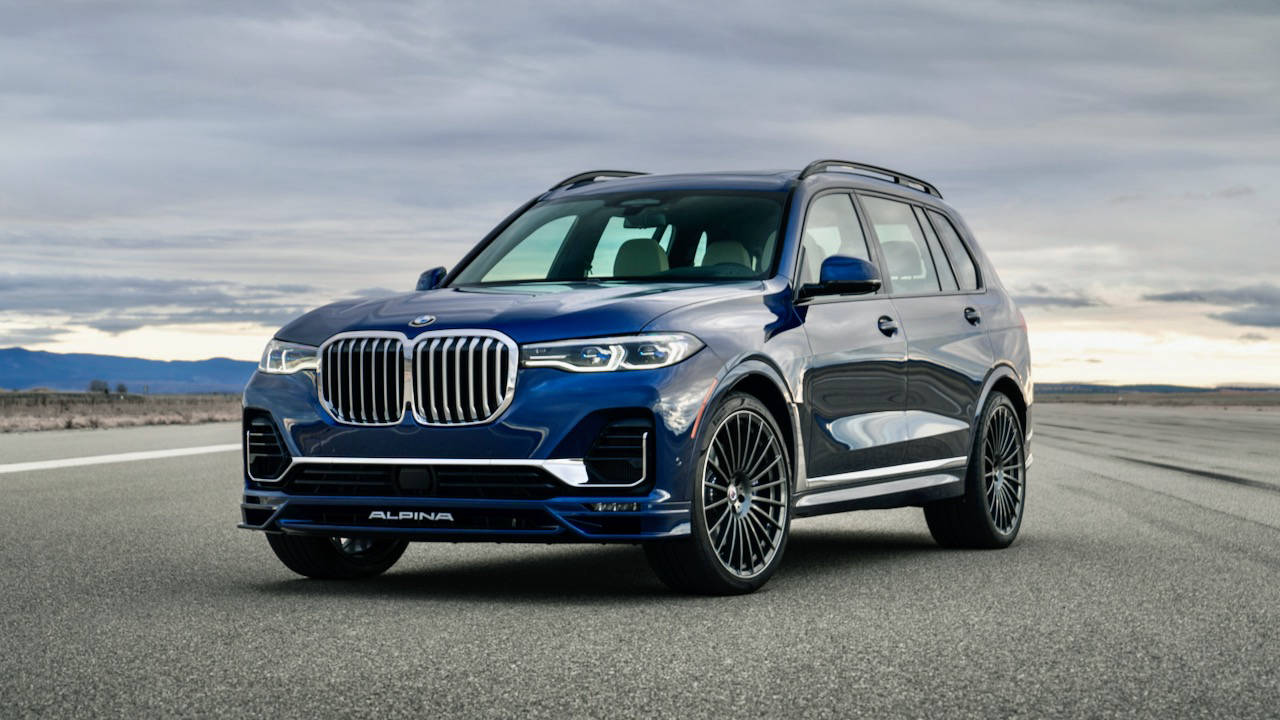 Alpina XB7 reveal blue front
