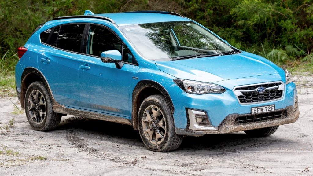 2020 Subaru XV Hybrid review blue