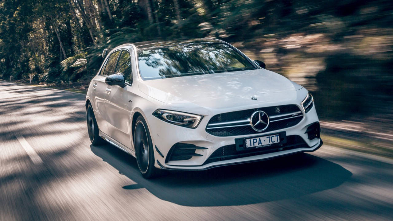 Mercedes-AMG A35 hatch review engine