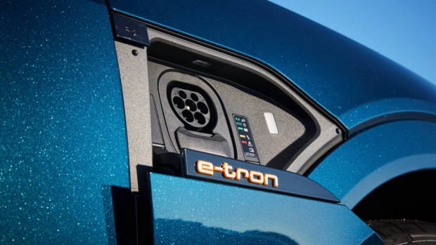 Audi etron 2020 Australia charge port