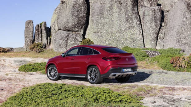2020 Mercedes-Benz GLE Coupe rear 3/4