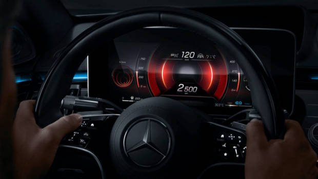 2021 S-Class MBUX Driver's display Sport