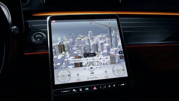 2021 S-Class MBUX Screen 2