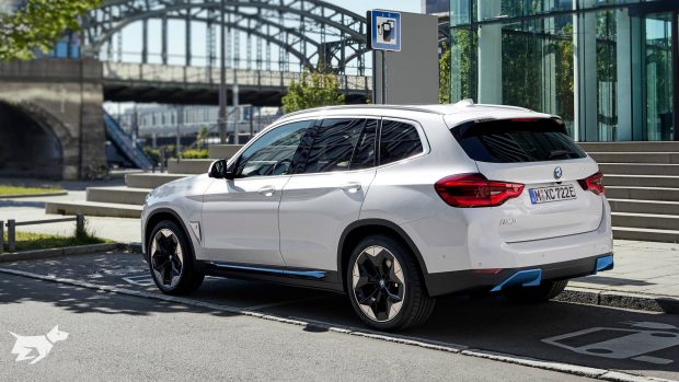 BMW iX3 electric SUV charging