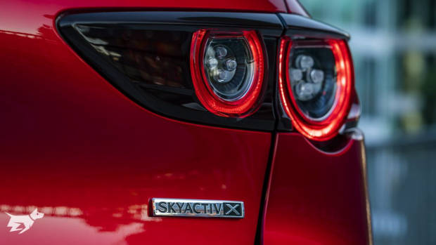 Mazda 3 X20 Skyactiv-X badge