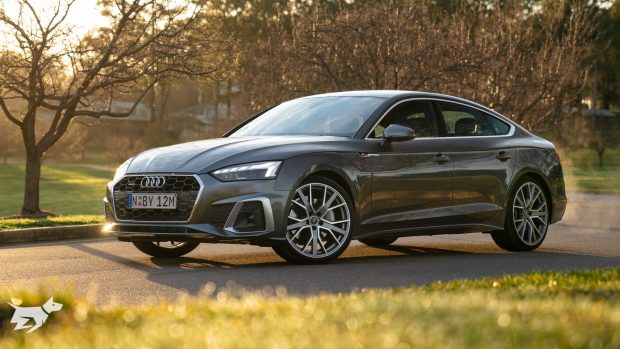 Audi A5 Sportback 2021 in grey metallic