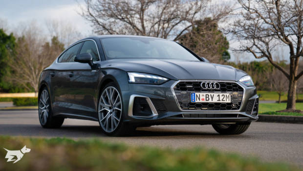 Audi A5 Sportback 2021 in grey metallic