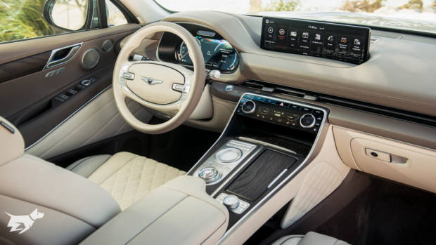 Genesis GV80 2021 interior in cream