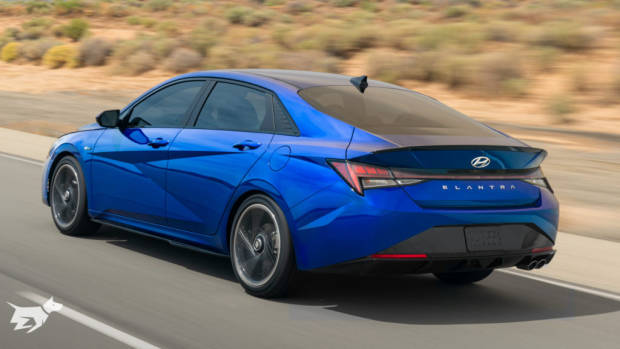 Hyundai i30 Sedan N-Line in blue