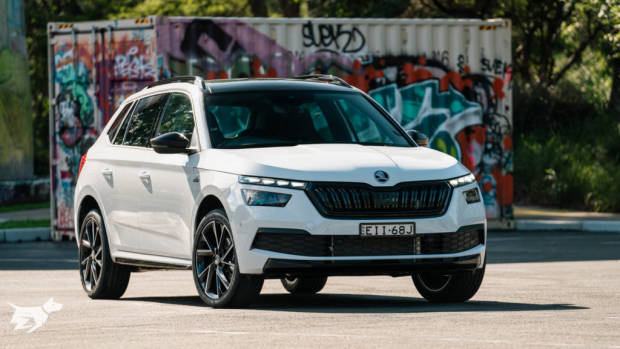 Skoda Kamiq 2021 Monte Carlo in white