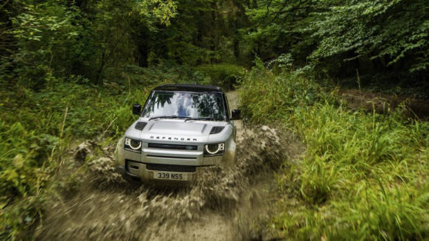 2021 Defender 90 engine splash