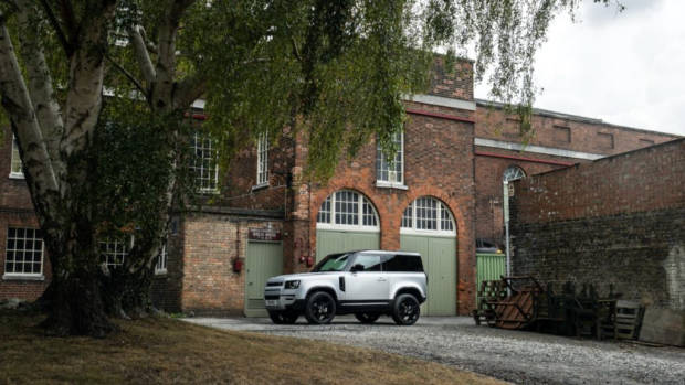 2021 Defender 90 engine over there