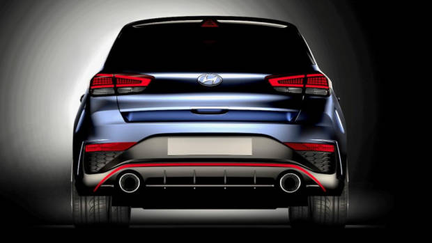 2021 Hyundai i30 N teaser rear