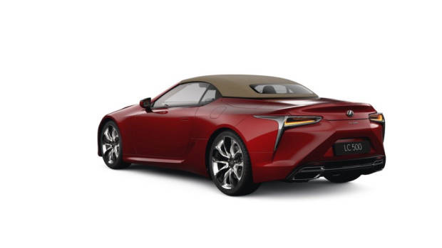 2021 Lexus LC 500 Convertible Red