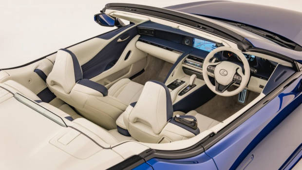 2021 Lexus LC Convertible Interior