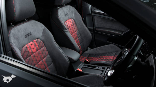 Interior of the Volkswagen Golf GTI TCR