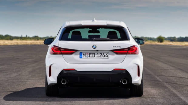 2021 BMW 128ti rear