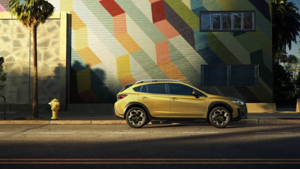 2021 Subaru XV Plasma Yellow profile