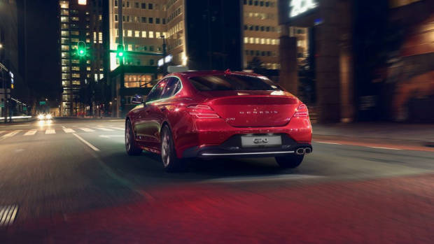 2021 Genesis G70 facelift rear