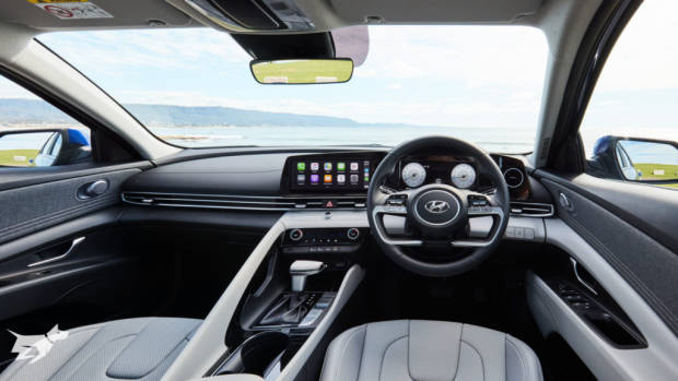 Interior of the 2021 Hyundai i30 Sedan