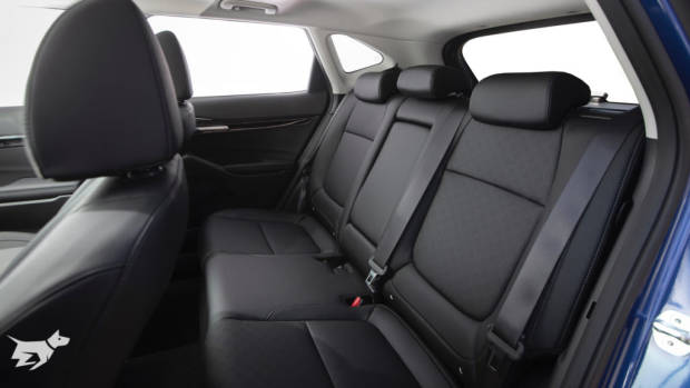 The roomy back seat of the 2020 Kia Seltos GT-Line