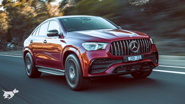 2021 Mercedes-AMG GLE 53 Coupe in Hyacinth Red