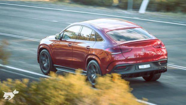 2021 Mercedes-AMG GLE 53 Coupe in Hyacinth Red