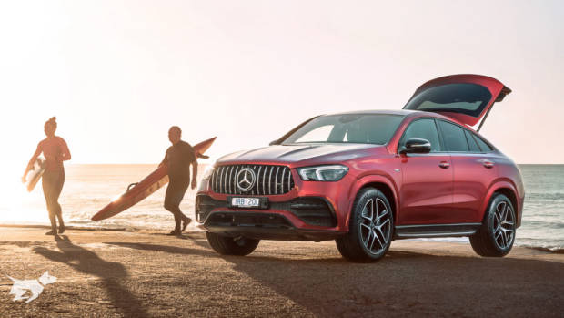 2021 Mercedes-AMG GLE 53 Coupe in Hyacinth Red