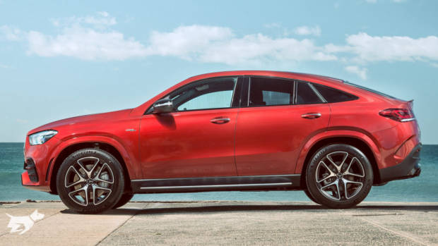 2021 Mercedes-AMG GLE 53 Coupe in Hyacinth Red