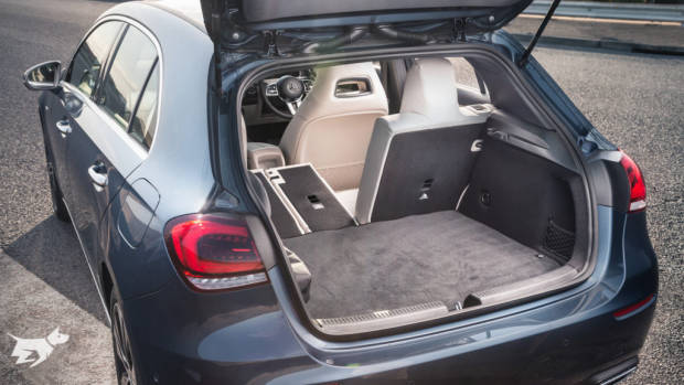 Boot space in the 2021 Mercedes-Benz A-Class A 250 e