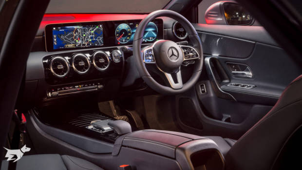 Dashboard of the 2021 Mercedes-Benz A-Class