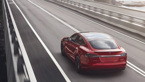 Tesla Model S rear