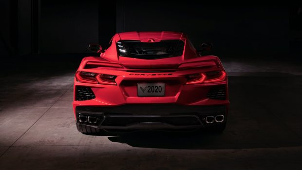 Chevrolet Corvette Stingray 2020 red rear end