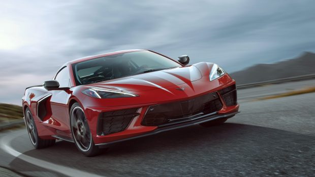Chevrolet Corvette Stingray 2020 red front end