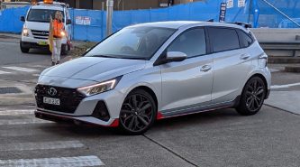 2021 Hyundai i20 N prototype roaming Sydney months before launch