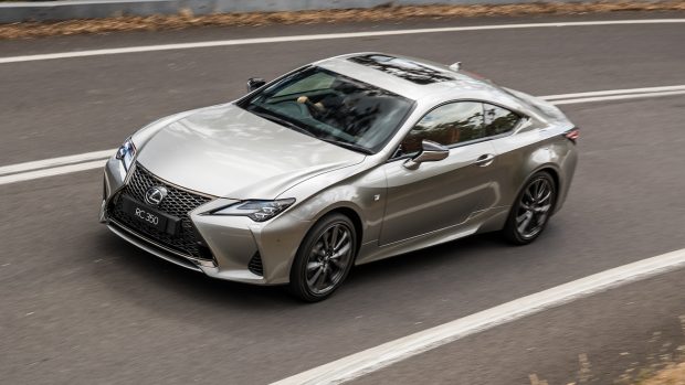 Lexus RC 350 2021 coupe handling