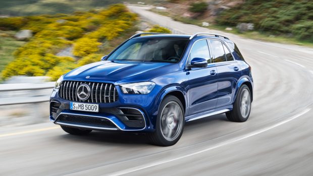 Mercedes-AMG GLE 63 S 2021 blue front end