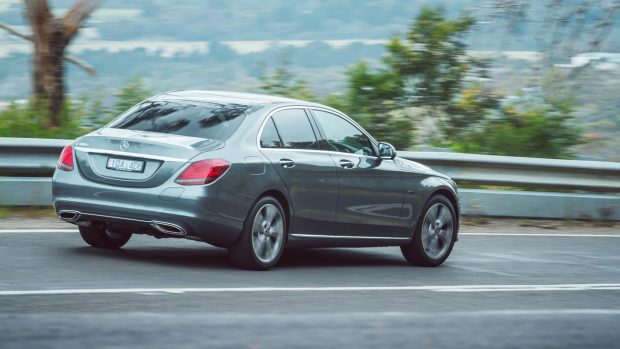 Mercedes-Benz C-Class 2021 C300e rear end