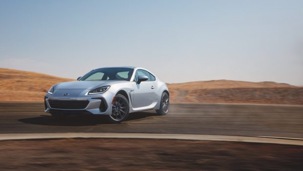 Subaru BRZ 2022 silver power slide