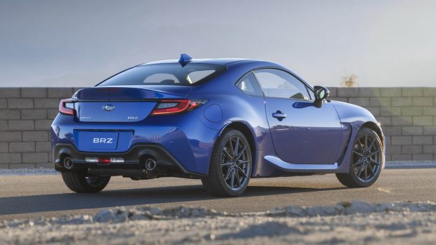 Subaru BRZ 2022 blue rear end