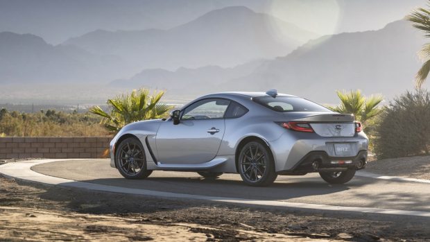 Subaru BRZ 2022 silver rear end