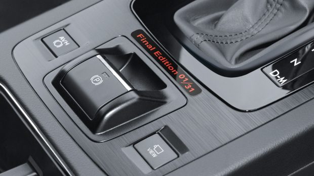 Subaru Liberty Final Edition 2021 badge