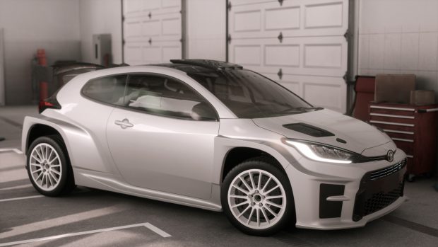 Toyota GR Yaris AP4 2021 silver workshop