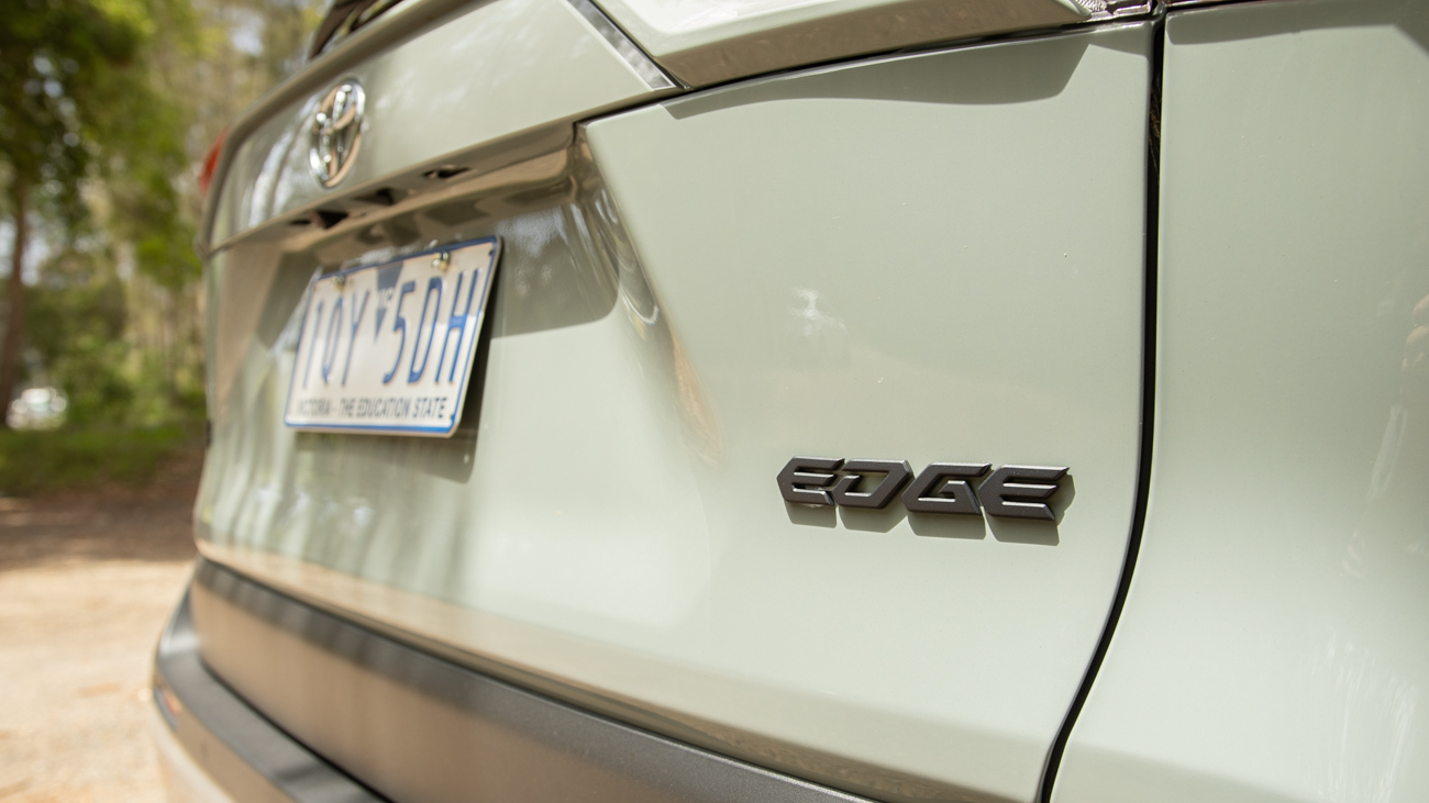 Toyota RAV4 Edge 2021 matte black badge