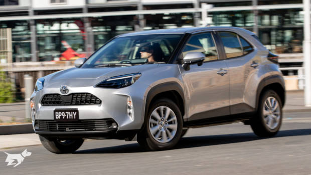 The 2021 Toyota Yaris Cross GX petrol in silver