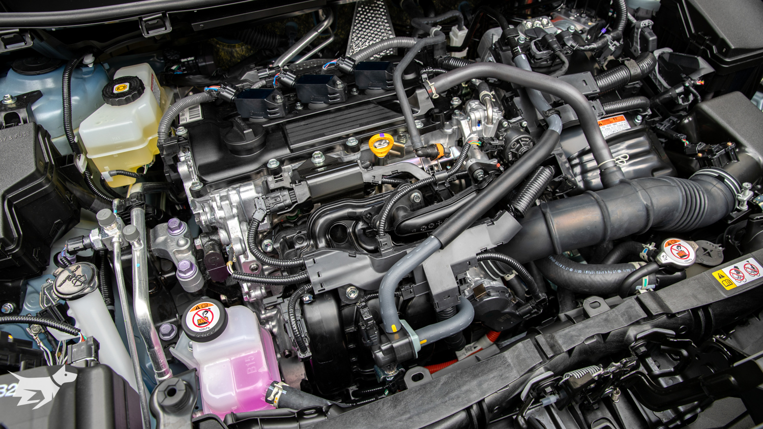 The 1.5 litre hybrid three cylinder engine in the 2021 Toyota Yaris Cross