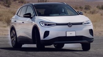 Volkswagen ID.4 2021 shows off RWD balance in new Tanner Foust drift video