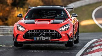 Mercedes-AMG GT Black Series sets the records as the fastest production car around the Nürburgring