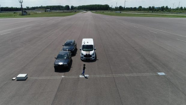 ANCAP commercial vehicle test Ford Transit Custom 2021